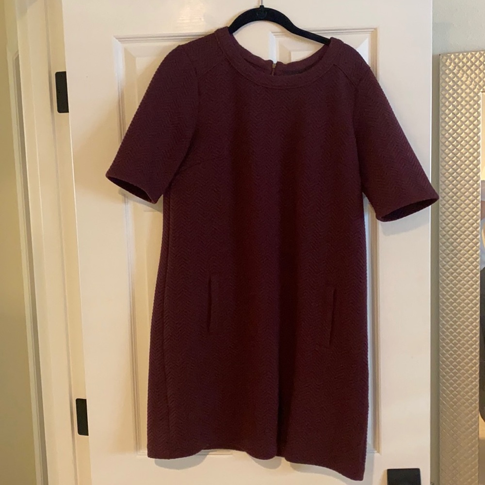 Halogen quilted dress - wine